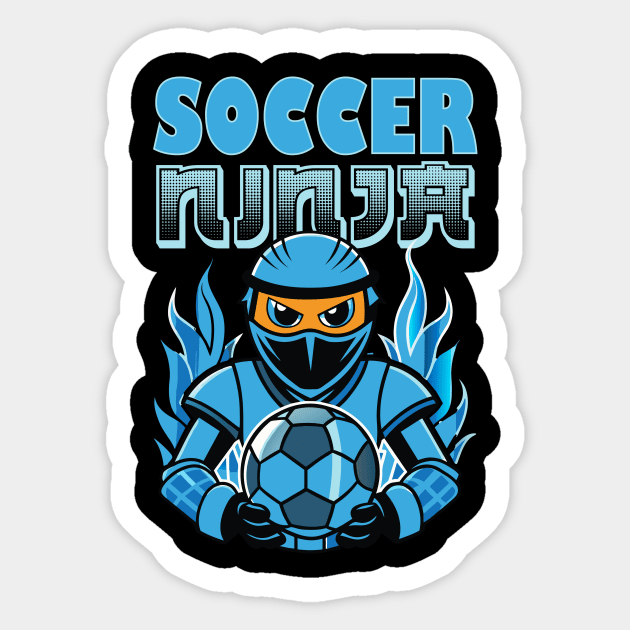 Soccer Ninja Sticker by The WYLD Tribe